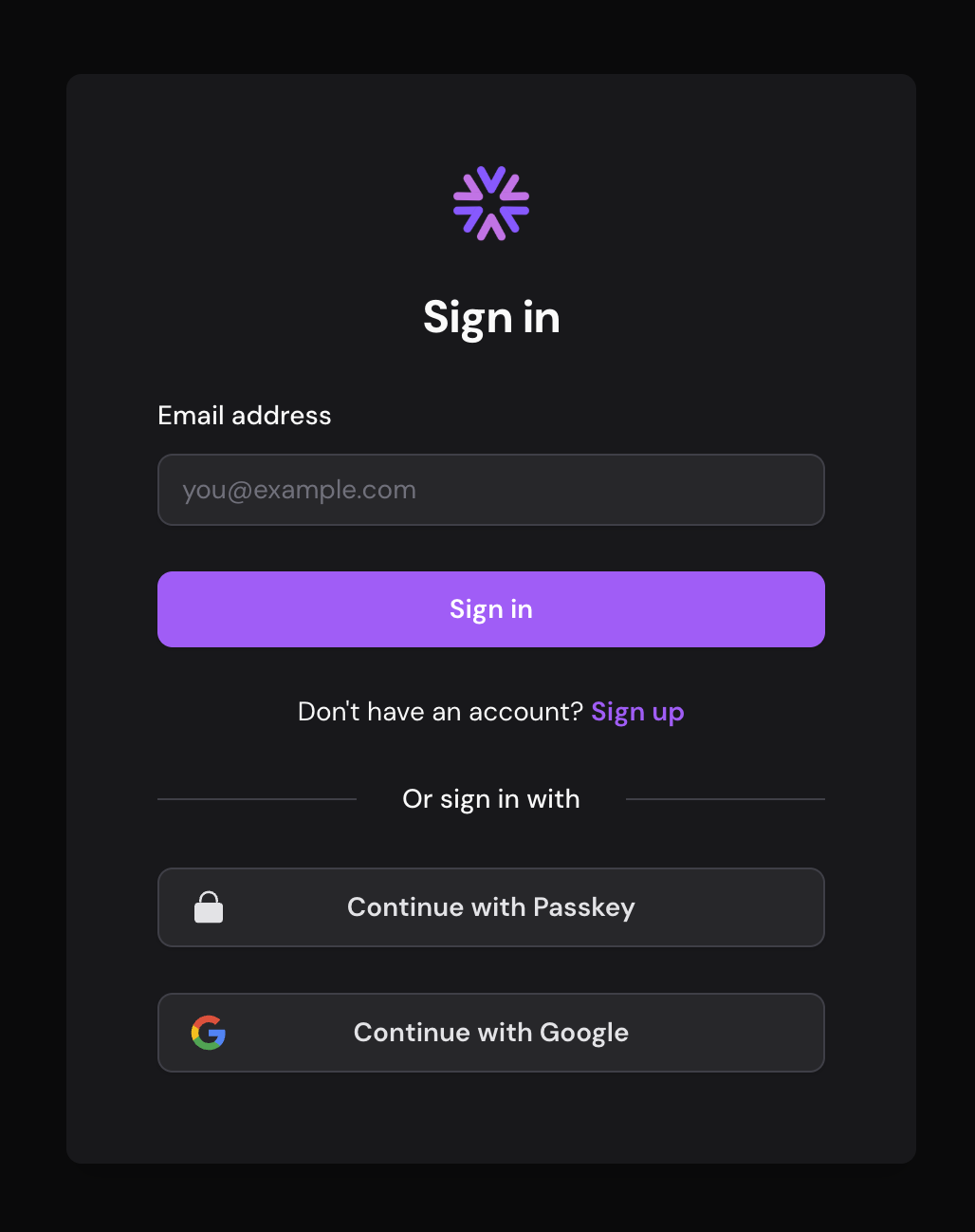 Passwordless Login