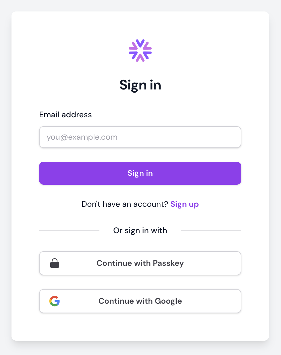 Passwordless Login